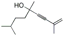 2,5,8-TRIMETHYL-1-NONENE-3-YN-5-OL Struktur