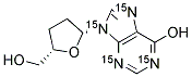 2',3'-DIDEOXYINOSINE-15N4 Struktur