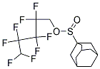 2,2,3,3,4,4,5,5-OCTAFLUOROPENTYL ADAMANTANE-1-SULPHINATE Struktur