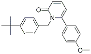 1-(4-TERT-BUTYL-BENZYL)-6-(4-METHOXY-PHENYL)-1H-PYRIDIN-2-ONE Struktur