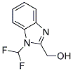 [1-(DIFLUOROMETHYL)-1H-BENZIMIDAZOL-2-YL]METHANOL Struktur