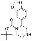 2-BENZO[1,3]DIOXOL-5-YL-PIPERAZINE-1-CARBOXYLIC ACID TERT-BUTYL ESTER Struktur