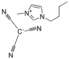 1-BUTYL-3-METHYLIMIDAZOLIUM TRICYANOMETHANIDE Struktur