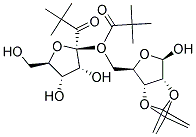 2,3-O-ISOPROPYLIDENE-5-O-(PIVALOYL-BETA-D-RIBOFURANOSYL)-2,3-O-ISOPROPYLIDENE-5-O-PIVALOYL-BETA-D-RIBOFURANOSIDE Struktur