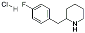 2-(4-FLUORO-BENZYL)-PIPERIDINE HYDROCHLORIDE Struktur