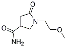 1-(2-METHOXYETHYL)-5-OXOPYRROLIDINE-3-CARBOXAMIDE Struktur