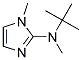 1-METHYL-2-TERT-BUTYLMETHYLAMINO-IMIDAZOLE Struktur