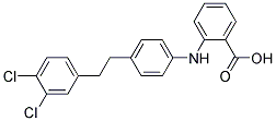 2-[[4-[2-(3,4-DICHLOROPHENYL)ETHYL]PHENYL]AMINO]BENZOIC ACID Struktur