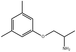 2-(3,5-DIMETHYL-PHENOXY)-1-METHYL-ETHYLAMINE Struktur