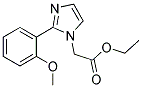 [2-(2-METHOXY-PHENYL)-IMIDAZOL-1-YL]-ACETIC ACID ETHYL ESTER Struktur