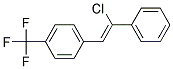 1-(2-CHLORO-2-PHENYL-VINYL)-4-TRIFLUOROMETHYL-BENZENE Struktur