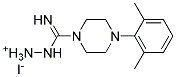 2-[[4-(2,6-DIMETHYLPHENYL)PIPERAZINO](IMINO)METHYL]HYDRAZINIUM IODIDE Struktur