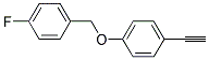 1-ETHYNYL-4-(4-FLUOROBENZYLOXY)-BENZENE Struktur