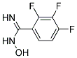 2,3,4-TRIFLUORO-N-HYDROXY-BENZAMIDINE Struktur