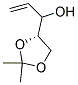 1-((S)-2,2-DIMETHYL-1,3-DIOXOLAN-4-YL)PROP-2-EN-1-OL Struktur