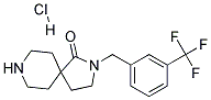 2-(3-(TRIFLUOROMETHYL)BENZYL)-2,8-DIAZASPIRO[4.5]DECAN-1-ONE HYDROCHLORIDE Struktur