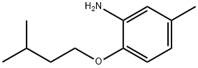 2-(ISOPENTYLOXY)-5-METHYLANILINE Struktur