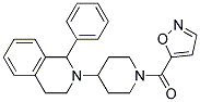 2-[1-(ISOXAZOL-5-YLCARBONYL)PIPERIDIN-4-YL]-1-PHENYL-1,2,3,4-TETRAHYDROISOQUINOLINE Struktur