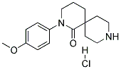 2-(4-METHOXYPHENYL)-2,9-DIAZASPIRO[5.5]UNDECAN-1-ONE HYDROCHLORIDE Struktur