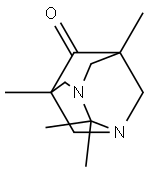 2,2,5,7-TETRAMETHYL-1,3-DIAZA-TRICYCLO[3.3.1.1(3,7)]DECAN-6-ONE Struktur