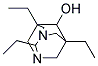 2,5,7-TRIETHYL-1,3-DIAZATRICYCLO[3.3.1.1(3,7)]DECAN-6-OL Struktur