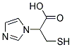 2-IMIDAZOL-1-YL-3-MERCAPTO-PROPIONIC ACID Struktur