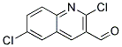 2,6-DICHLORO-QUINOLINE-3-CARBALDEHYDE Struktur