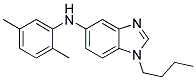 (1-BUTYL-1H-BENZOIMIDAZOL-5-YL)-(2,5-DIMETHYL-PHENYL)-AMINE Struktur