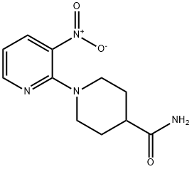 1-(3-NITROPYRIDIN-2-YL)PIPERIDINE-4-CARBOXAMIDE Struktur