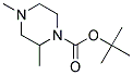 2,4-DIMETHYL-PIPERAZINE-1-CARBOXYLIC ACID TERT-BUTYL ESTER Struktur