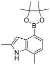 2,7-DIMETHYL-4-(4,4,5,5-TETRAMETHYL-1,3,2-DIOXABOROLAN-2-YL)-1H-INDOLE Struktur