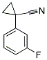 1-(3-FLUORO-PHENYL)-CYCLOPROPANECARBONITRILE Struktur