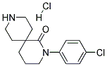 2-(4-CHLOROPHENYL)-2,9-DIAZASPIRO[5.5]UNDECAN-1-ONE HYDROCHLORIDE Struktur