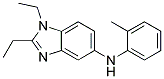 (1,2-DIETHYL-1H-BENZOIMIDAZOL-5-YL)-O-TOLYL-AMINE Struktur