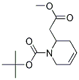 2-METHOXYCARBONYLMETHYL-3,6-DIHYDRO-2H-PYRIDINE-1-CARBOXYLIC ACID TERT-BUTYL ESTER Struktur