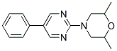 2,6-DIMETHYL-4-(5-PHENYLPYRIMIDIN-2-YL)MORPHOLINE Struktur