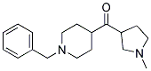 (1-METHYL-1H-3-PYRROLIDINYL)[1-BENZYL-4-PIPERIDINYL]-METHANONE Struktur