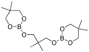 2,2'-[2,2-dimethylpropane-1,3-diylbis(oxy)]bis[5,5-dimethyl-1,3,2-dioxaborinane] Struktur