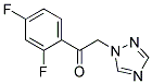 2',4'-Difluoro-2-(1,2,4-triazole)-1-yl acetophenone Struktur