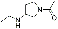 1-(3-Ethylamino-pyrrolidin-1-yl)-ethanone Struktur