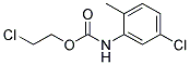 2-CHLOROETHYL N-(5-CHLORO-2-METHYLPHENYL)CARBAMATE Struktur