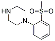 1-[2-(Methylsulphonyl)phenyl]piperazine Struktur