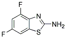 2-Amino-4,6-difluoro-1,3-benzothiazole Struktur