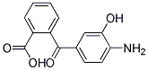 2-(4-amino-3-hydroxybenzoyl)benzoic acid Struktur