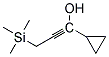 1-Cyclopropyl-3-Trimethylsilyl Propyne-1-ol Struktur