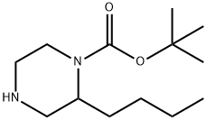 1-Boc-2-butyl-piperazine Struktur