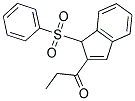 1-(1-BENZENESULFONYL-1H-INDEN-2-YL)-PROPAN-1-ONE Struktur