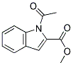 1-ACETYL-1H-INDOLE-2-CARBOXYLIC ACID METHYL ESTER Struktur