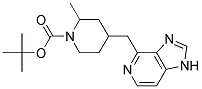 2-METHYL-1-BOC-PIPERIDIN-4-YLMETHYL-1H-IMIDAZO[4,5-C]PYRIDINE Struktur