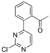 1-[2-(2-Chloro-pyrimidin-4-yl)-phenyl]-ethanone Struktur